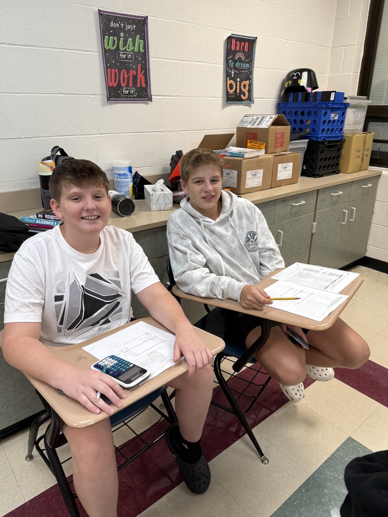 Algebra 1 doing a review partner work