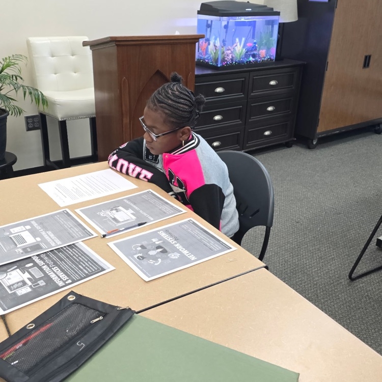 6th graders did an activity learning about the various pathways inside the career cluster that interests them. This helps them see what careers are available and if that cluster is a good fit for them. 