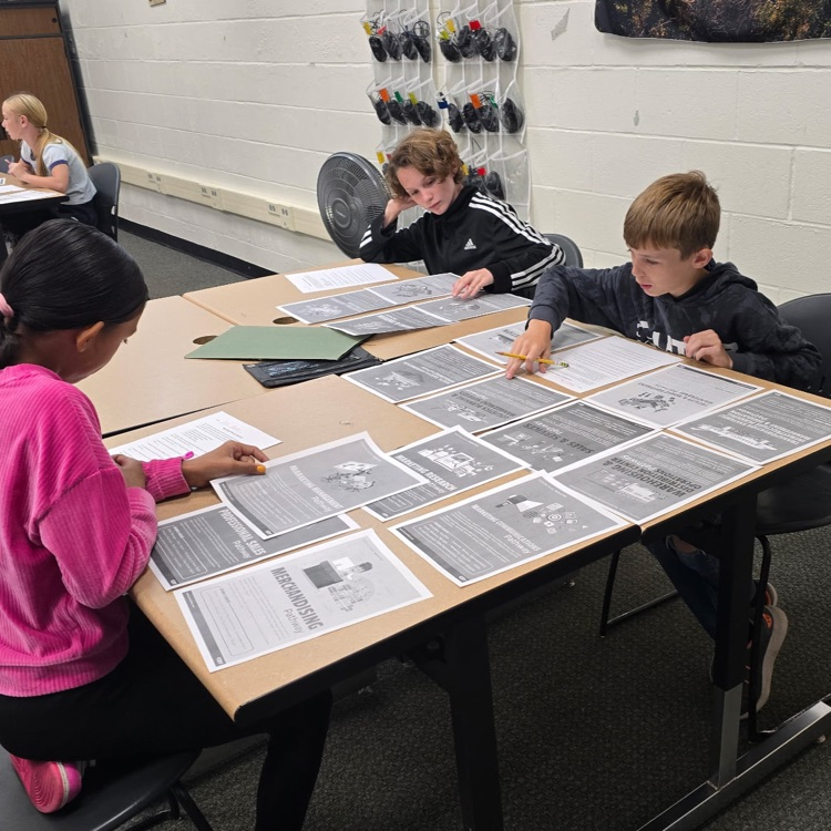 6th graders did an activity learning about the various pathways inside the career cluster that interests them. This helps them see what careers are available and if that cluster is a good fit for them. 