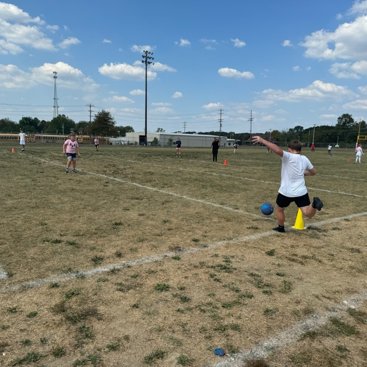 Pictures of coaches and game play 2025 PBIS KICKBALL TOURNAMENT