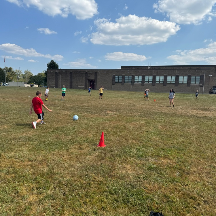 Pictures of coaches and game play 2025 PBIS KICKBALL TOURNAMENT