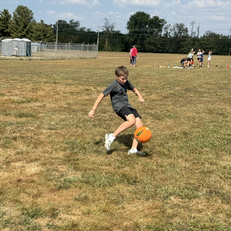 Pictures of coaches and game play 2025 PBIS KICKBALL TOURNAMENT