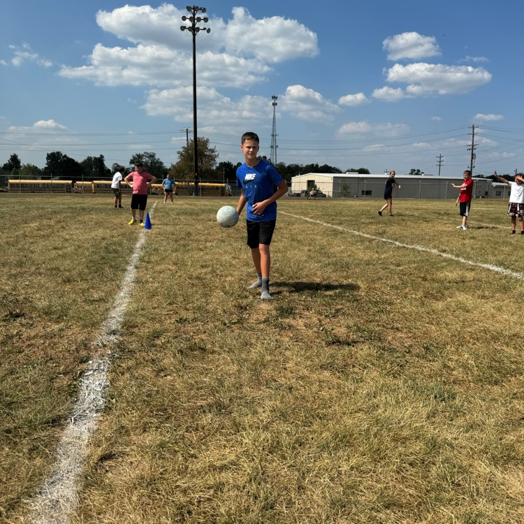 Pictures of coaches and game play 2025 PBIS KICKBALL TOURNAMENT