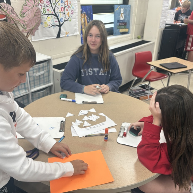 7th graders teamed up to solve a puzzle full of adding and subtracting rational numbers 🧩➕➖