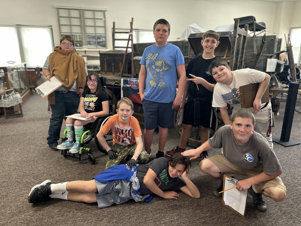Students are partnering with the Bethel Historic Museum to be part of their Young Historians group. Their first mission is to.research and write signage for items on display.