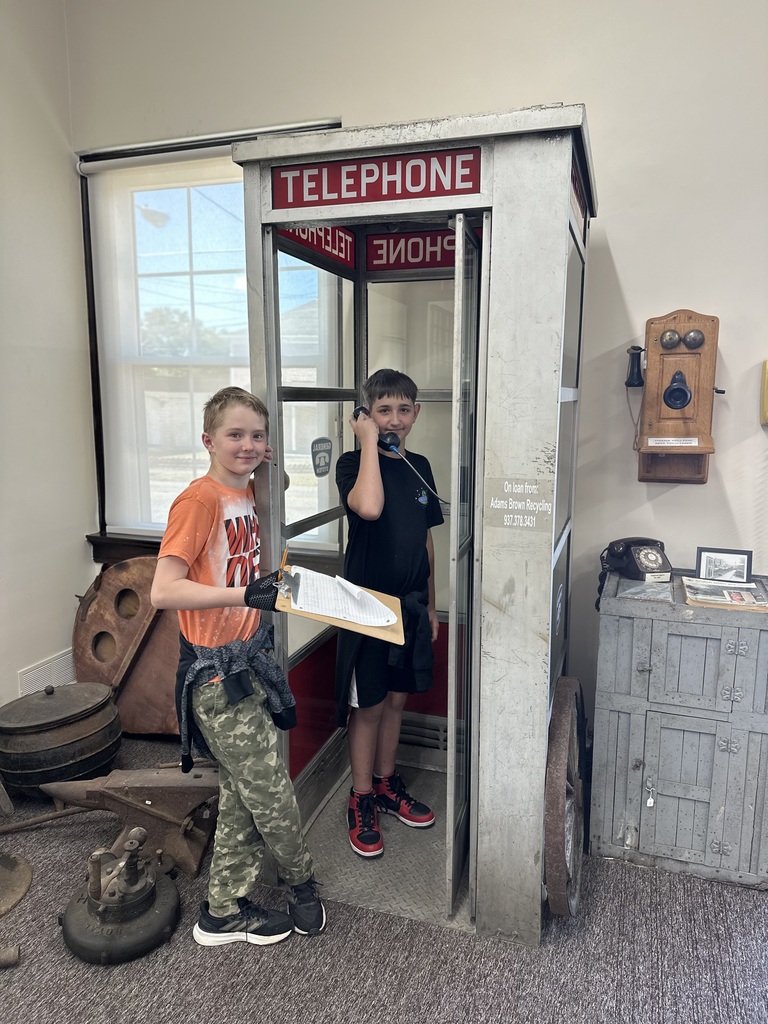 Students are partnering with the Bethel Historic Museum to be part of their Young Historians group. Their first mission is to.research and write signage for items on display.
