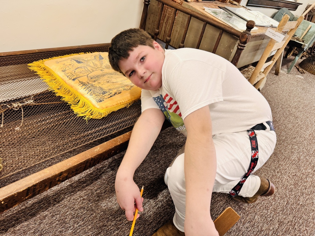 Students are partnering with the Bethel Historic Museum to be part of their Young Historians group. Their first mission is to.research and write signage for items on display.