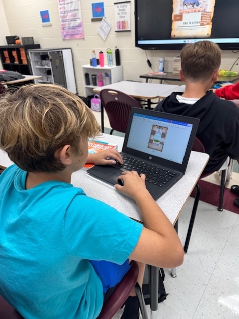 📚 Mrs. Starline’s Language Arts students combined reading and technology in a creative project! While reading Hoot, they used tools like Canva and SchoolAI to research and design posters raising awareness about endangered species. 💡🐢✨  