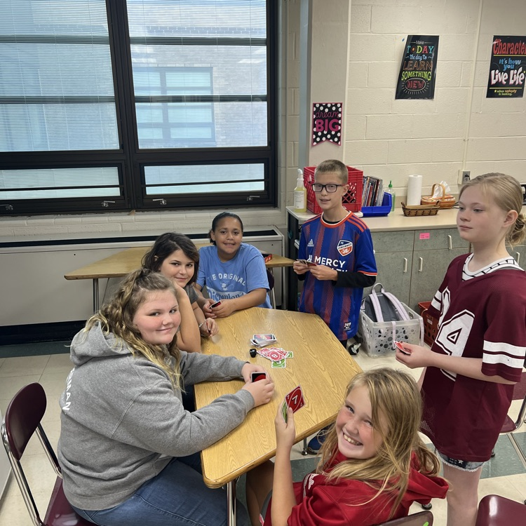 Friday Reward for students who have all their work finished.