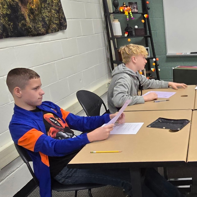 7th graders in Career Exploration practiced small talk with classmates, because they couldn't come up with a career that wouldn't require it at some point.