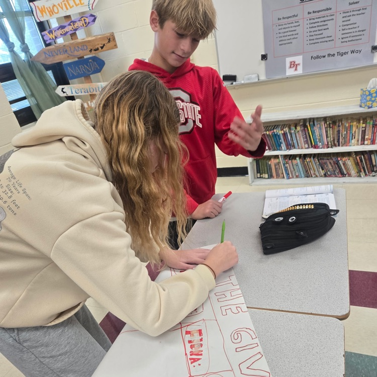 Students are reviewing vocabulary from Units 1–3 by creating their own categories based on themes and ideas from the novel they read, then sorting the words into those categories to make meaningful connections between the story and the vocabulary.