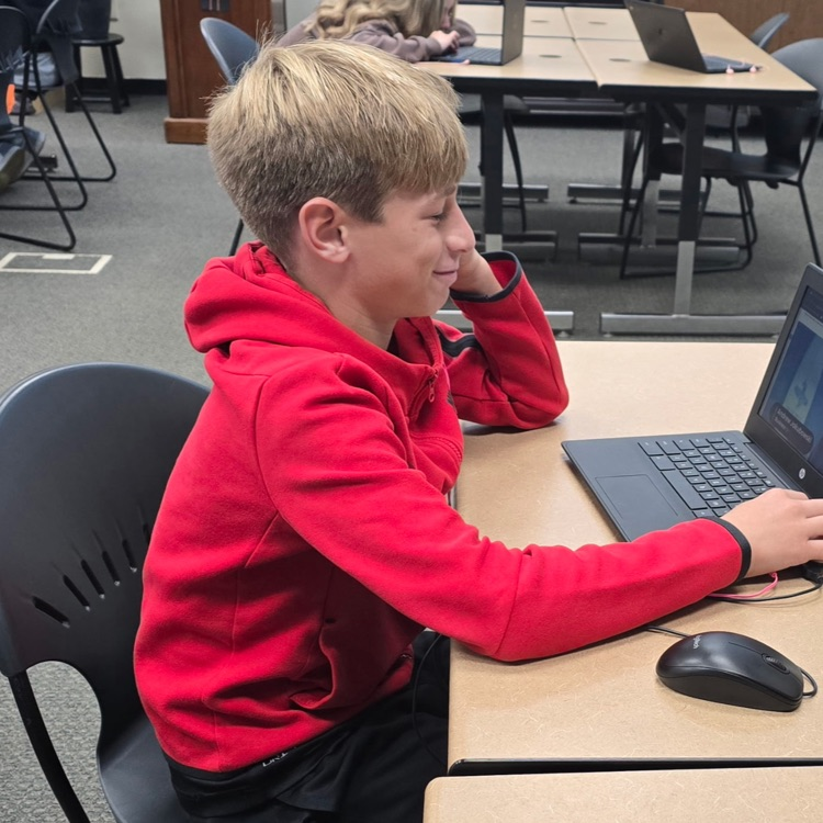 8th graders take a career interest survey in Career Exploration.