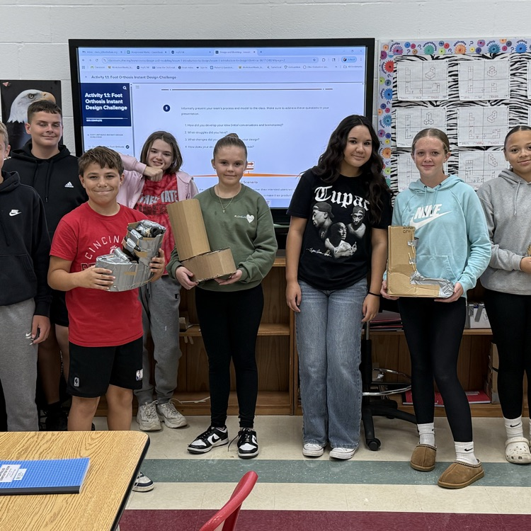 The budding engineers designed ankle foot orthosis prototypes.