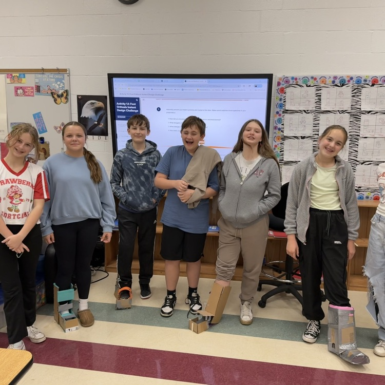 The budding engineers designed ankle foot orthosis prototypes.