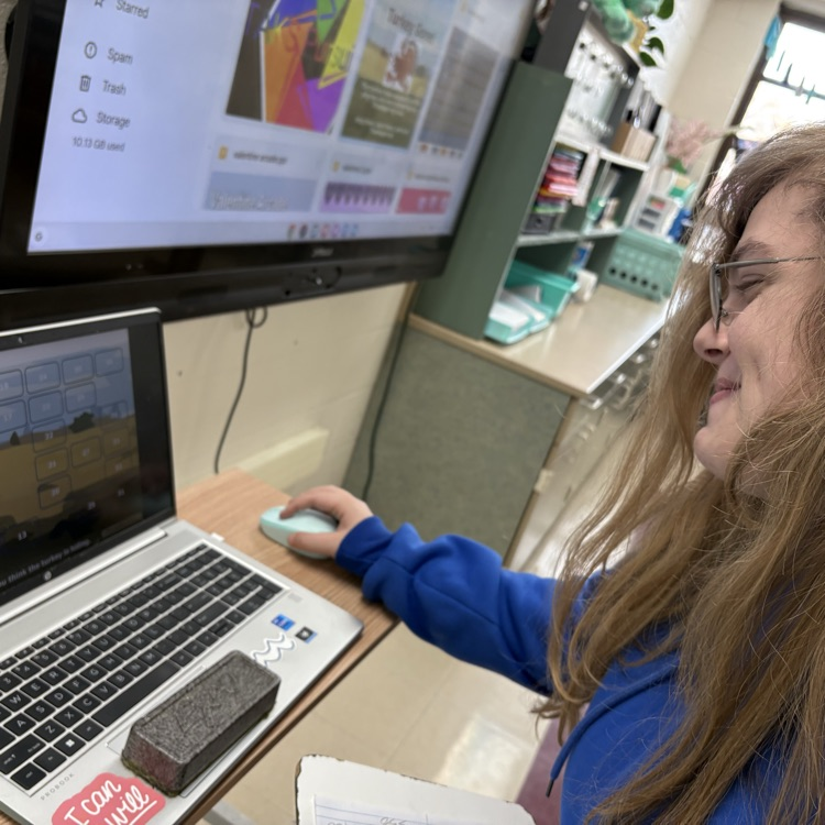 Our 7th graders used proportions to find percent increase and decrease in real-world scenarios. Each correct answer earned them a chance to find the hidden turkey!