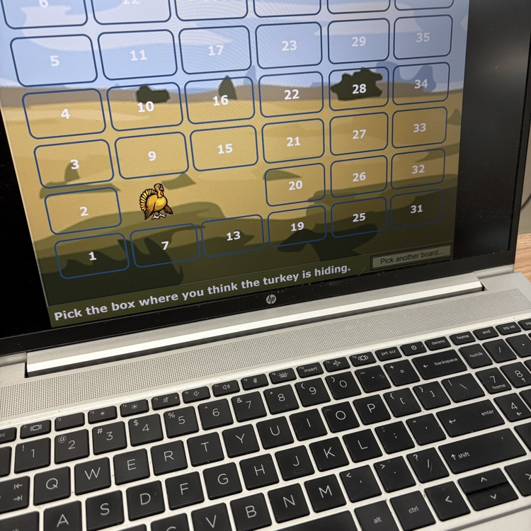Our 7th graders used proportions to find percent increase and decrease in real-world scenarios. Each correct answer earned them a chance to find the hidden turkey!