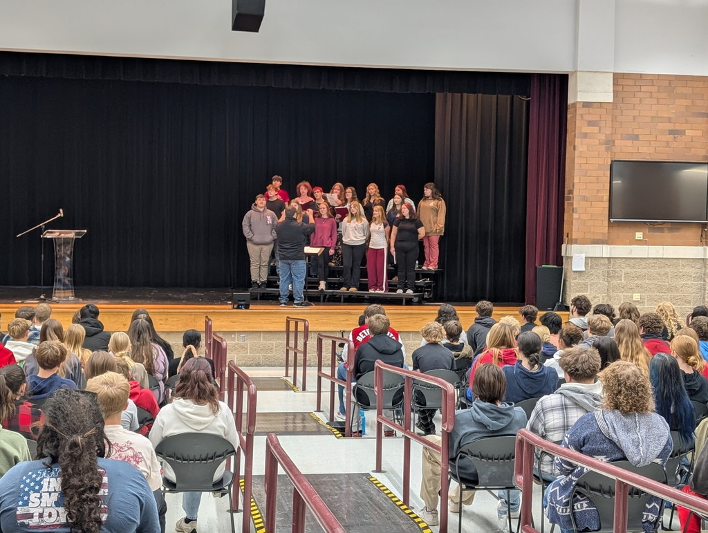 BTHS Choir performs at Vets day program in the cafe