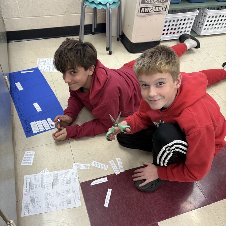 7th grade math students engaged in a collaborative activity to classify percent problems by type, including percent change, tax, and discounts. This helped them deepen their understanding of how percentages are applied in real-world situations.