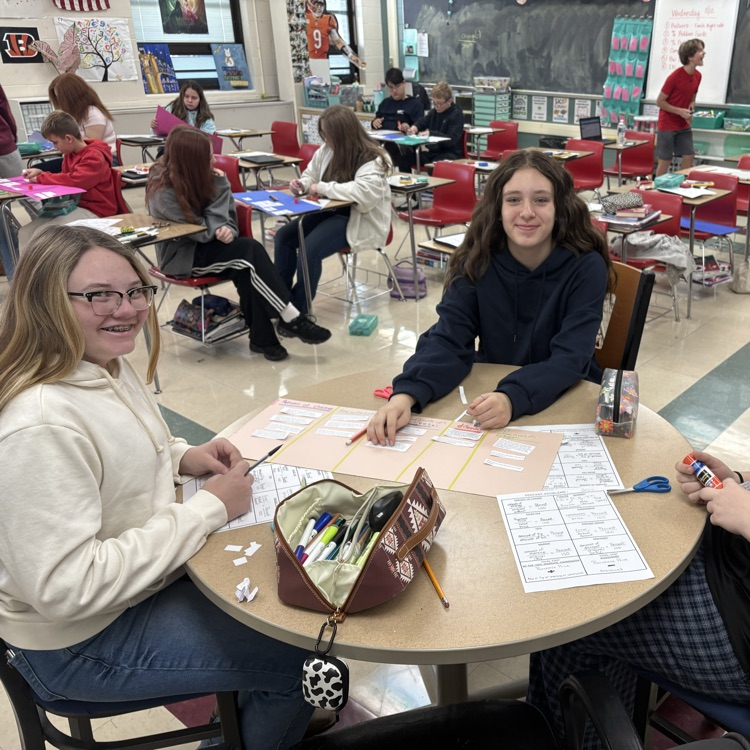 7th grade math students engaged in a collaborative activity to classify percent problems by type, including percent change, tax, and discounts. This helped them deepen their understanding of how percentages are applied in real-world situations.