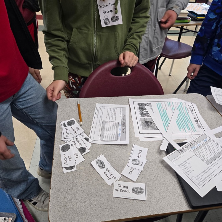 Students are learning about the middle colonies through a fur trading simulation and learning about different aspects of the Quaker life.