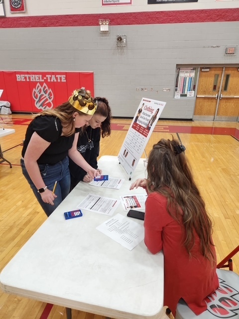  Our BTHS juniors took on the real world today during the #RealMoneyRealWorld simulation from @OSUExtension in our gym! 