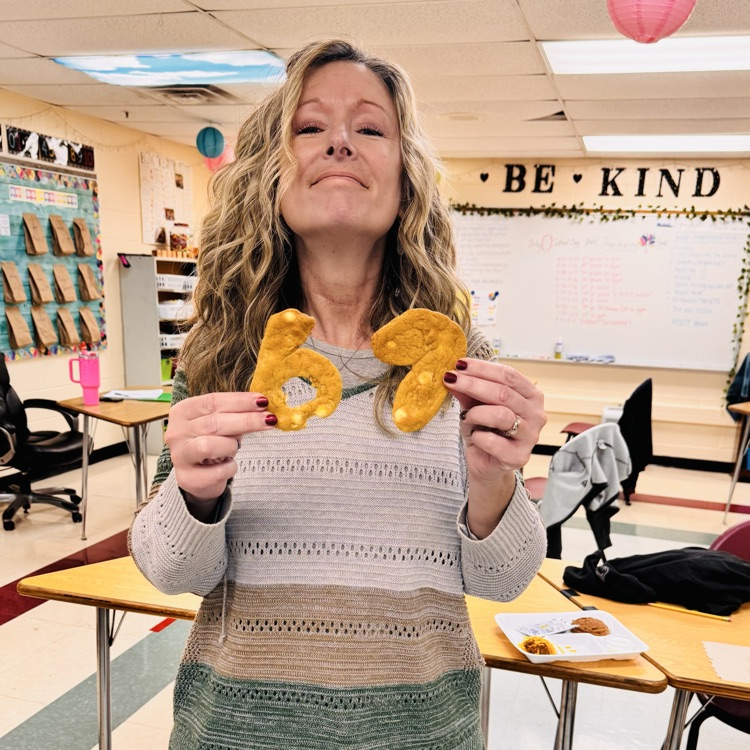 We kicked off the holiday season with cookies in the shape of 6 7!