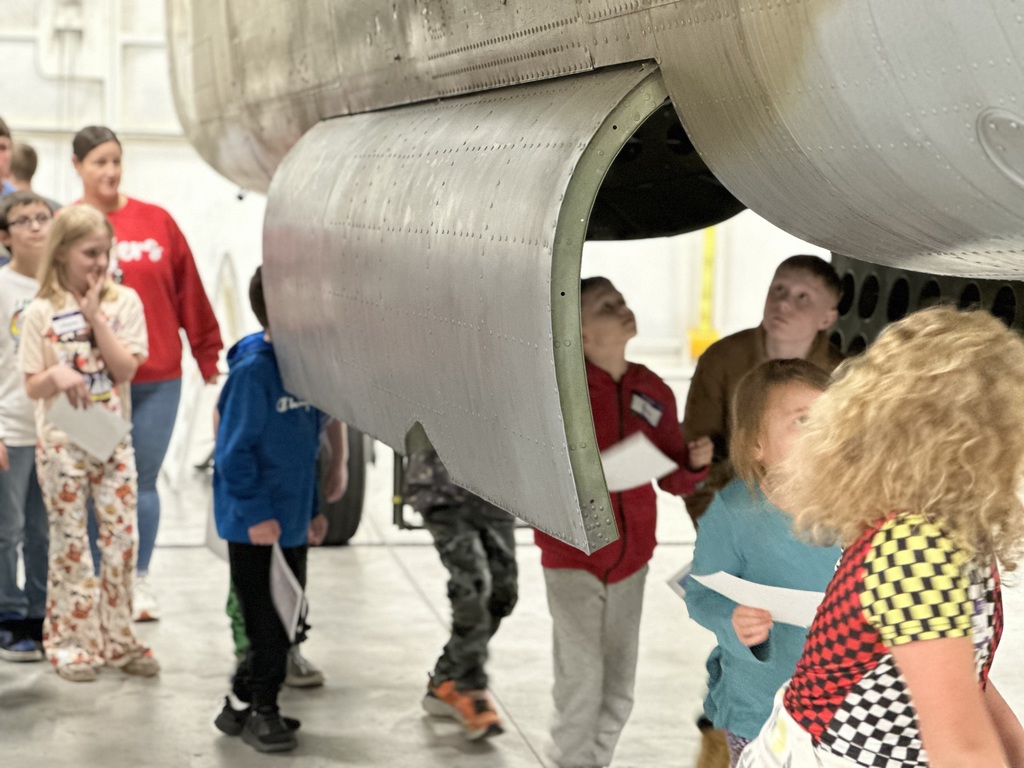 Students had a fun day at the Tri-State Warbird Museum! Students learned about military pilots, different kinds of aircraft, and how veterans sacrificed for our country during WWII. They also had the opportunity to make a craft and sit in a military Jeep! 