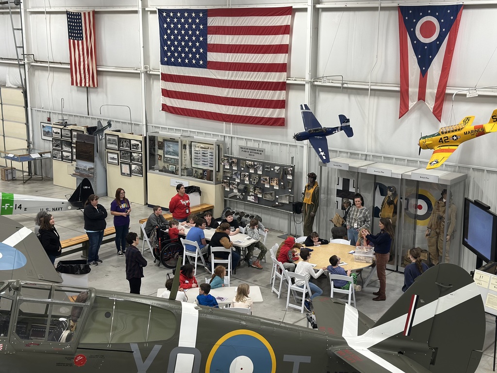 Students had a fun day at the Tri-State Warbird Museum! Students learned about military pilots, different kinds of aircraft, and how veterans sacrificed for our country during WWII. They also had the opportunity to make a craft and sit in a military Jeep! 