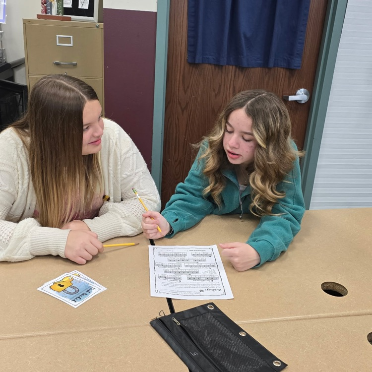 8th graders are saving the world from an alien invasion by completing escape room activities that test their Career and College knowledge. 