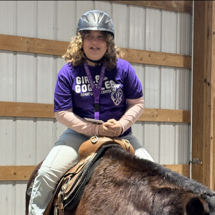 The 6th Grade "Girls with Goggles" at Grant Career Center.