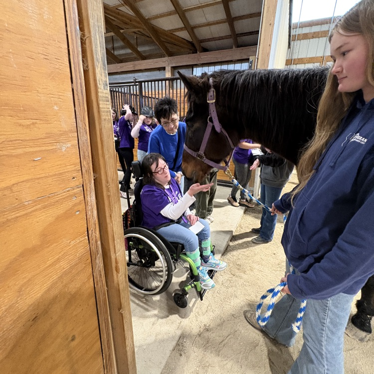 The 6th Grade "Girls with Goggles" at Grant Career Center.