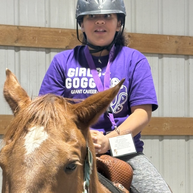 The 6th Grade "Girls with Goggles" at Grant Career Center.