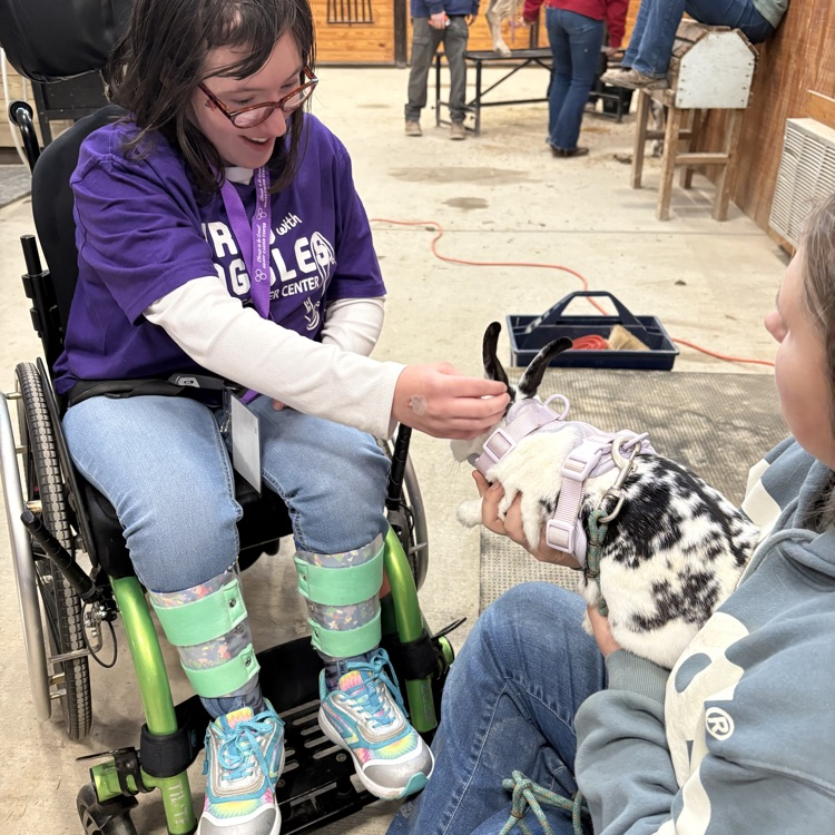The 6th Grade "Girls with Goggles" at Grant Career Center.