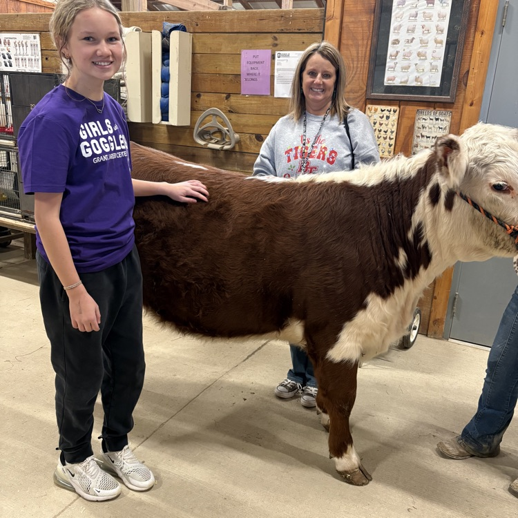 The 6th Grade "Girls with Goggles" at Grant Career Center.