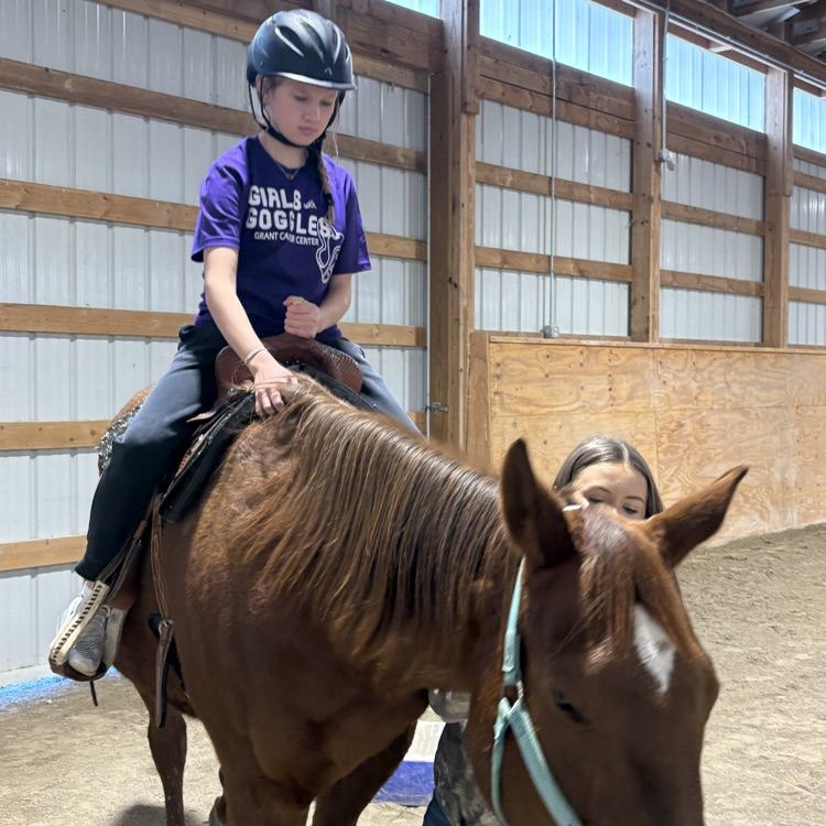 The 6th Grade "Girls with Goggles" at Grant Career Center.