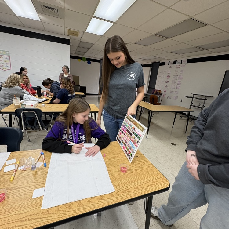 The 6th Grade "Girls with Goggles" at Grant Career Center.