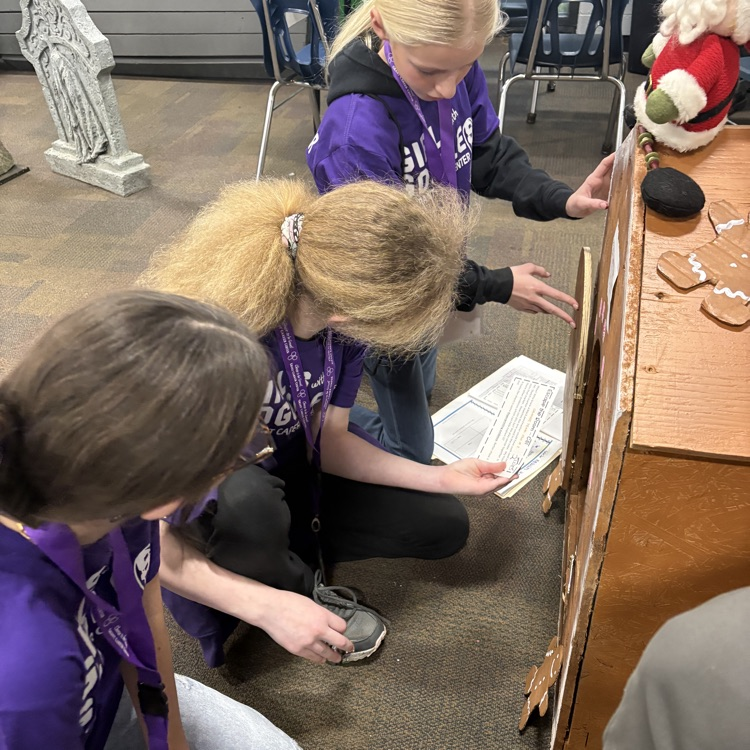 The 6th Grade "Girls with Goggles" at Grant Career Center.