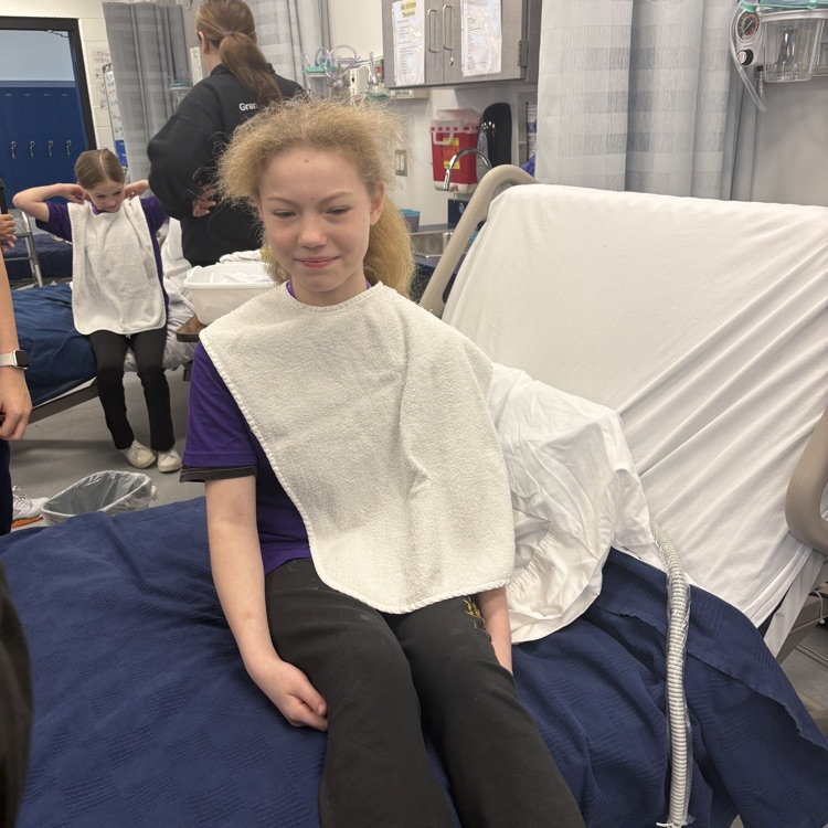 The 6th Grade "Girls with Goggles" at Grant Career Center.