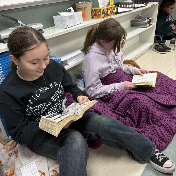 The sixth grade teachers would like to thank everyone who donated to their Read-a-Thon fundraiser. 