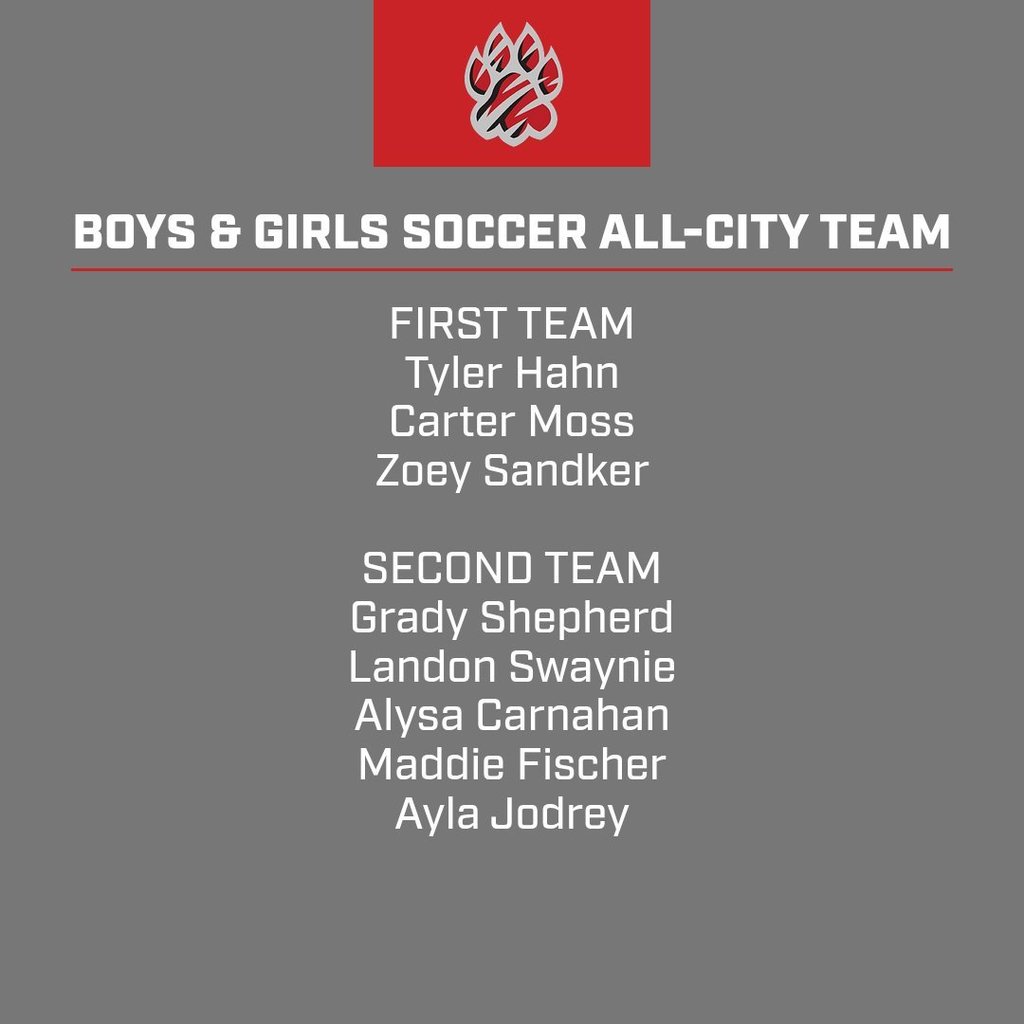 Boys and Girls Soccer All-City Graphics