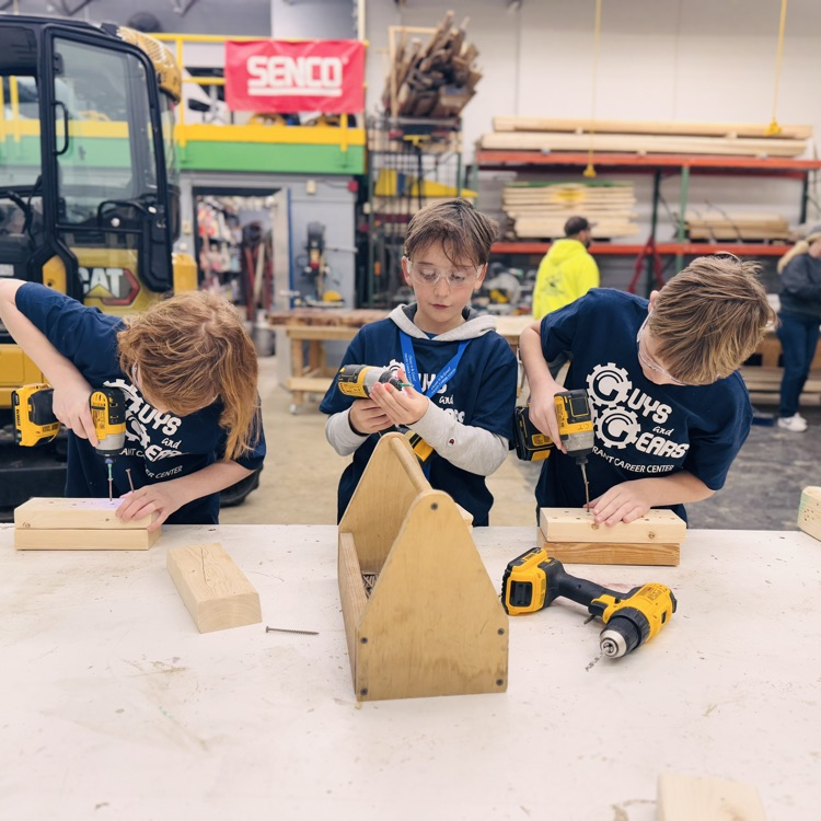 The 6th grade boys had a great time at Grant's Guys with Gears!