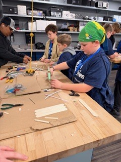 6th graders enjoyed their day at “Guys and Gears” at Grant Vocational School.