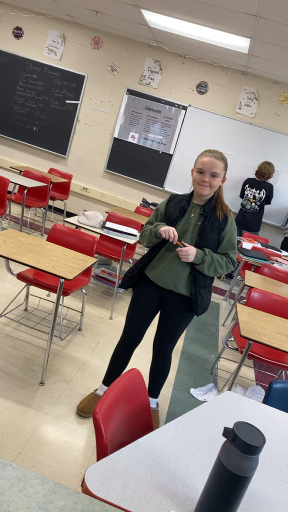 Mrs. Pipes’ ELA class used their reading skills to solve a mystery.