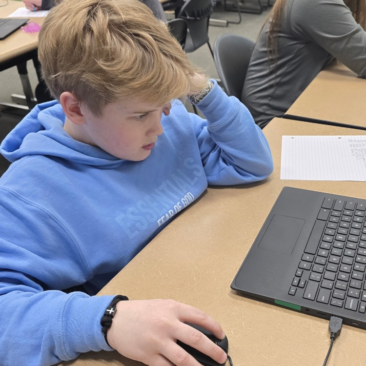 6th graders in Career Exploration created a presentation of ten things they love. They will present these Monday to practice presentations and so Mrs. Harrison can learn more about her students. 