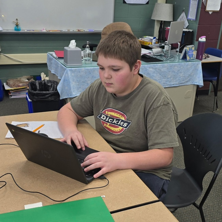 6th graders in Career Exploration created a presentation of ten things they love. They will present these Monday to practice presentations and so Mrs. Harrison can learn more about her students. 