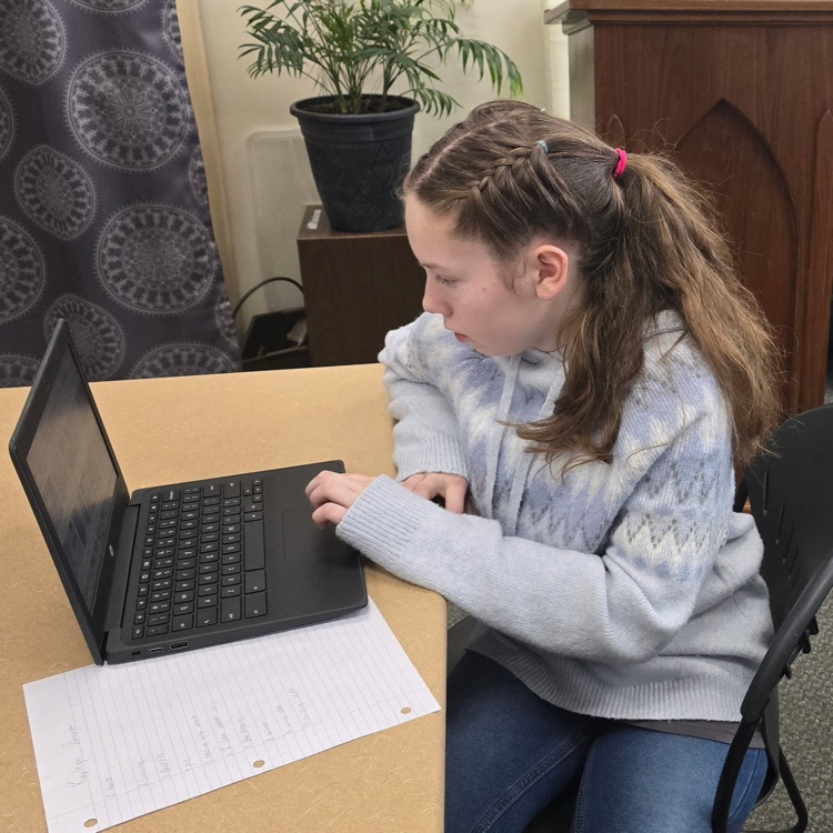 6th graders in Career Exploration created a presentation of ten things they love. They will present these Monday to practice presentations and so Mrs. Harrison can learn more about her students. 