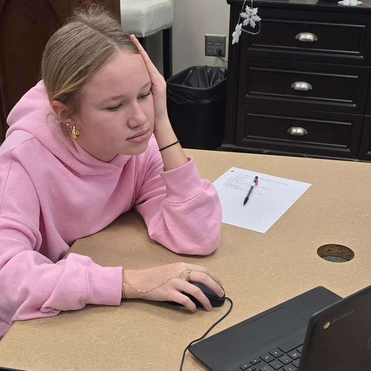 6th graders in Career Exploration created a presentation of ten things they love. They will present these Monday to practice presentations and so Mrs. Harrison can learn more about her students. 