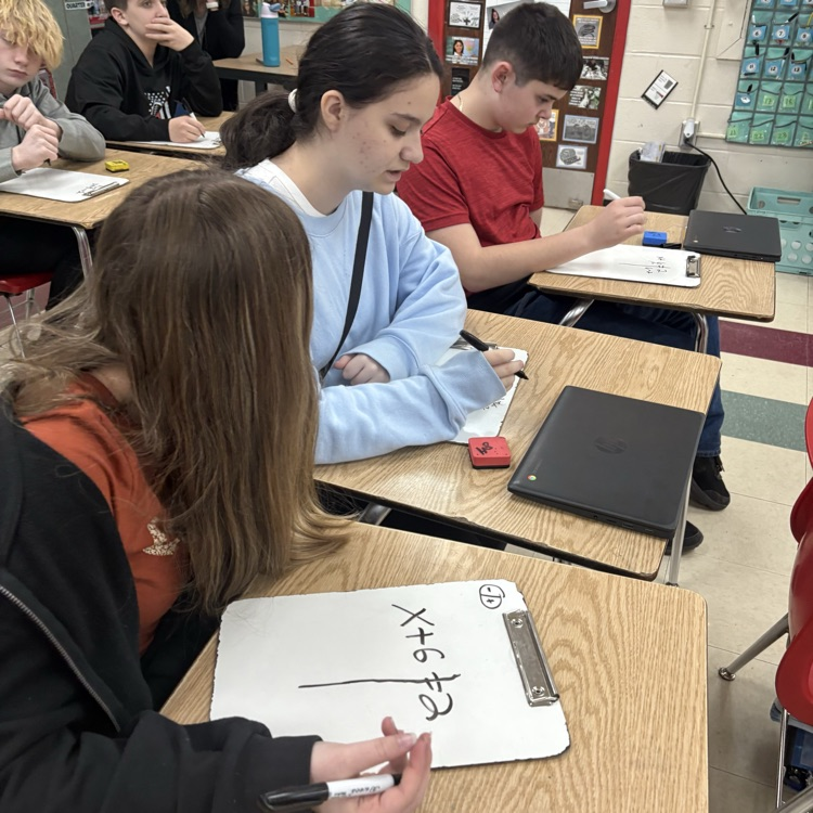 7th graders worked in groups today analyzing errors in solved two-step equations!