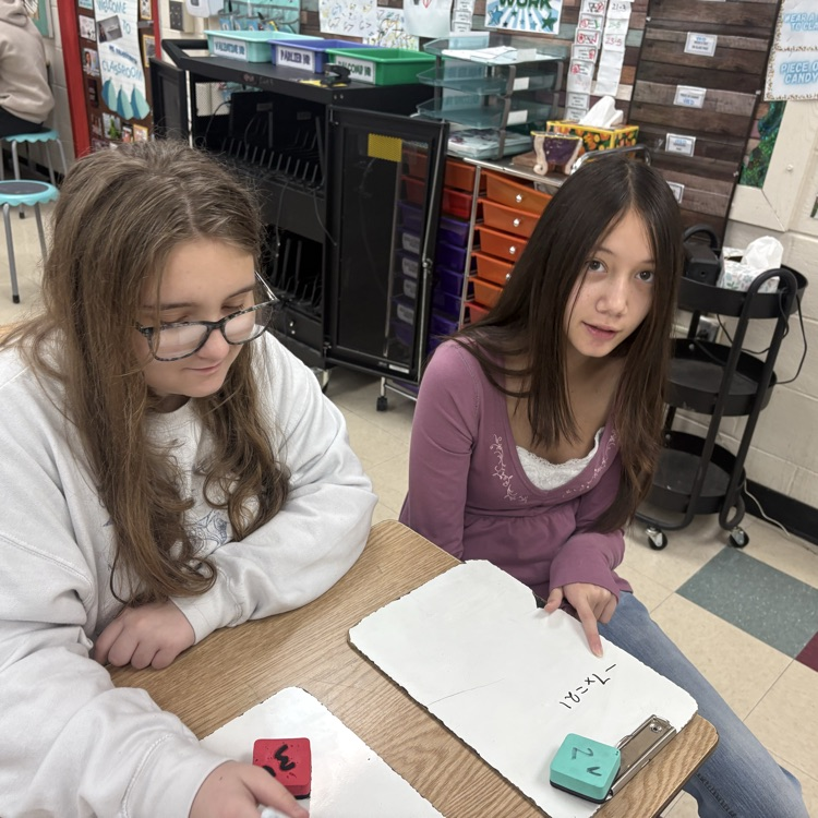 7th graders worked in groups today analyzing errors in solved two-step equations!