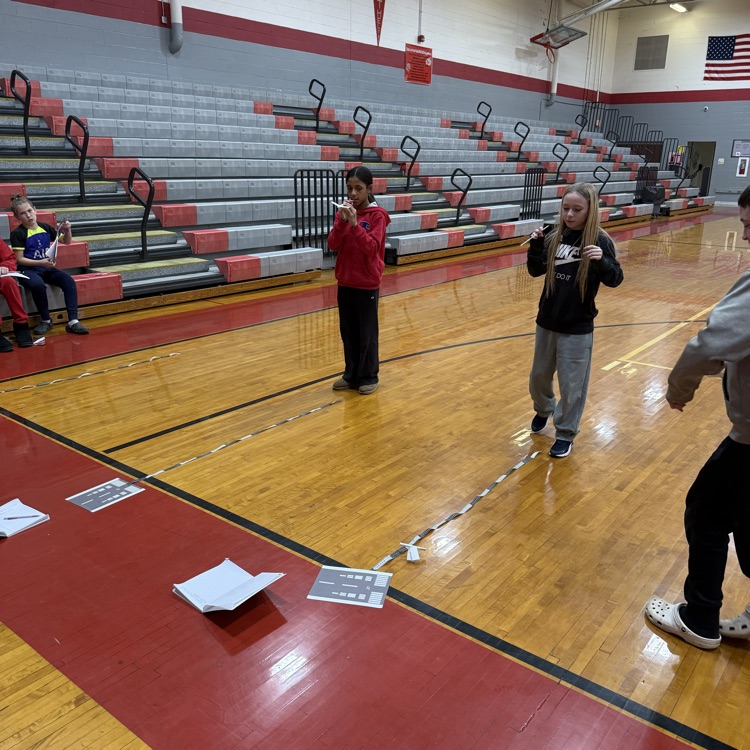 6th grade PLTW students got creative and tested out straw jets, following the design process step by step. 